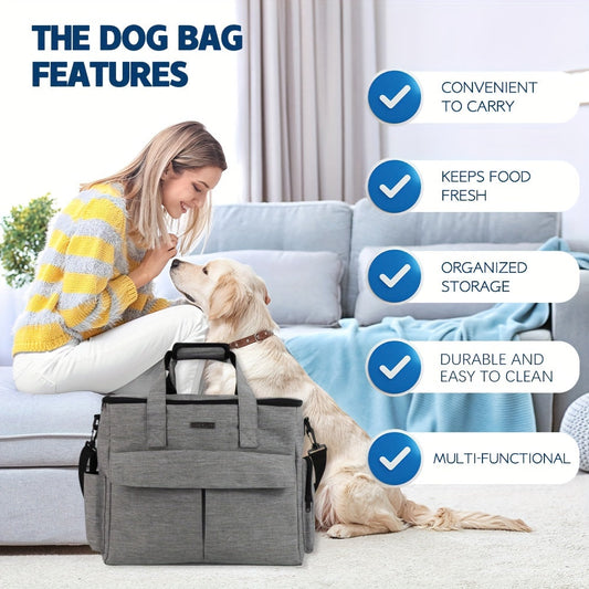 Pet Travel Bag Airline Approved with Bowls & Containers-1