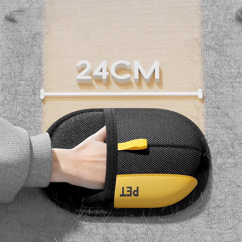 Pet Hair Cleaning and Collection Gloves Pet Double-Sided Multi-Functional Grooming Glove Tool Reduce the Pressure of Pet Ownership