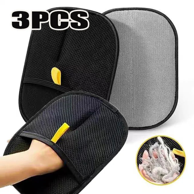 Pet Hair Cleaning and Collection Gloves Pet Double-Sided Multi-Functional Grooming Glove Tool Reduce the Pressure of Pet Ownership