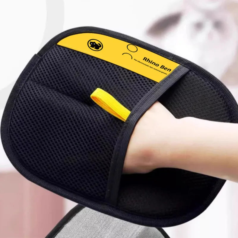 Pet Hair Cleaning and Collection Gloves Pet Double-Sided Multi-Functional Grooming Glove Tool Reduce the Pressure of Pet Ownership