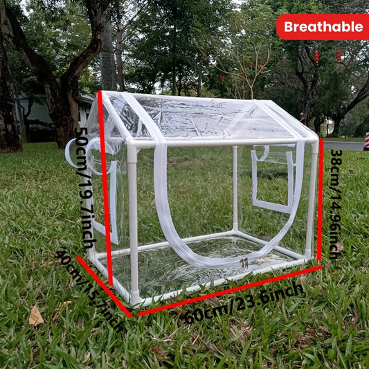 Haven Ventilated Outdoor Indoor Cat House-1