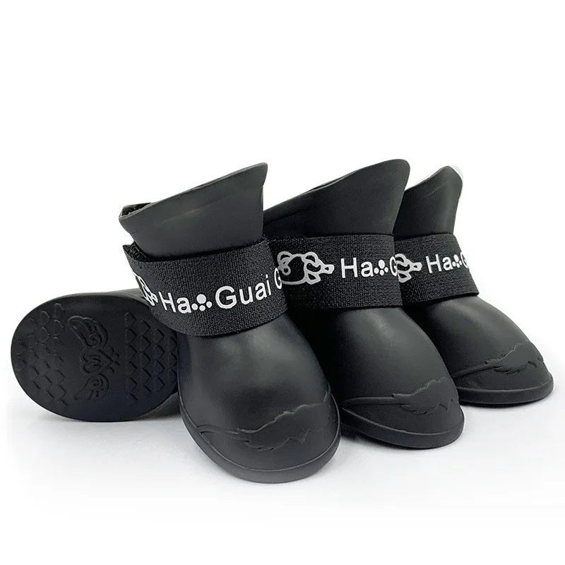 Chaussures de pluie en silicone pour animaux, anti-salissures, antidérapantes, imperméables, souples, pour petits chiens, chats et Teddy.