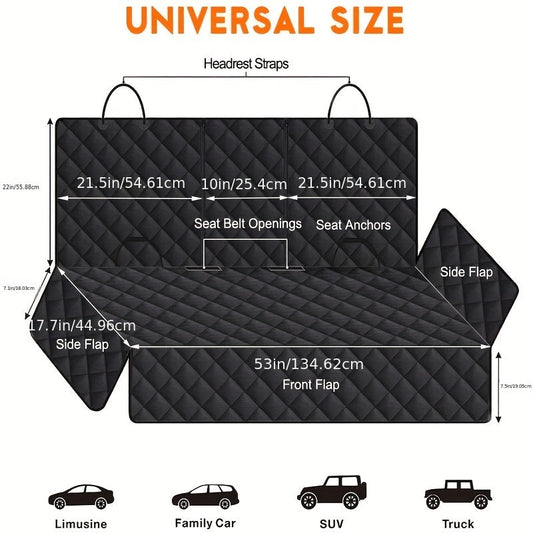 Pet Protector Waterproof Dog Car Mat-1